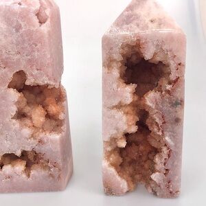 Pink Amethyst Tower Crystal Geode Tower